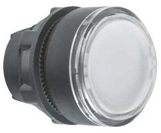 Schneider Electric ZB5, mygtukas, baltas, universalus LED, IP66, IK03, II klasė
