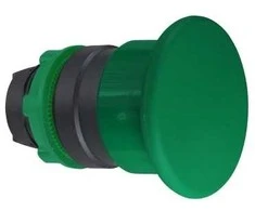 Schneider Electric Žalios grybų mygtukas su grįžimu (ZB5AC3)