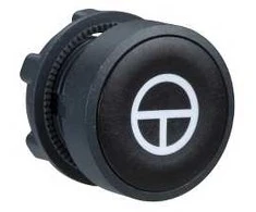 Schneider Electric ZB5, mygtukas, juodas, IP66, IK03, II klasė, 18 g