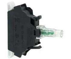 Schneider Electric lempos laikiklis su LED balta 24V AC/DC su jungtimi (ZBVB15)