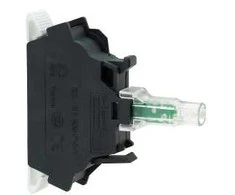 Schneider Electric Baltas LED lempos laikiklis 24V AC/DC su jungtimi (ZBVB15)