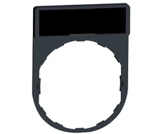 Schneider Electric ženklinimo plokštelė 8x27mm 22mm stačiakampė juoda ZBY2101