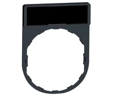 Schneider Electric ženklinimo plokštelė 8x27mm 22mm stačiakampė juoda ZBY2101