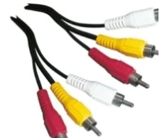 Schwaiger CIK5015 533 kompozicinė jungtis 1,5 m 3 x RCA juoda