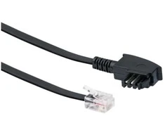 Schwaiger Schwaiger DSL kabelis RJ12 6P2C -> TAE-F 6P4C 6m juodas (TAL6532533) - AP185061