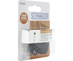 Schwaiger Adapteris TAE-F Steck.RJ45 gniazdo