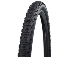 Schwalbe CX Comp 35-622 KevlarGuard juodas+reflective stripe