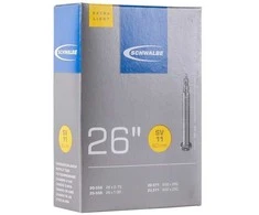 SCHWALBE SV11 EXTRA LIGHT 26 x 0,8 - 1 (20-25x559-571) Presta (nuimama šerdis) 60 mm