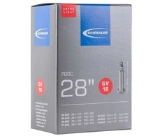 Schwalbe tube 28" SV18 28/44-622 valve extralight (Gravel bike) weight 105g.