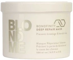Schwarzkopf Professional BlondMe Bondfinity Deep Repair Mask giliai atkurianti kaukė šviesiems plaukams, 500 ml