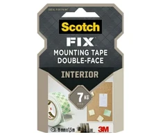 Scotch 7100136443, Tvirtinimo juosta, Balta, 1,5 m, Vidaus, Plastikas, 0,06 kg/cm