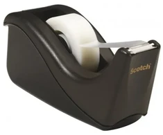 Scotch C60-BK, 1,91 cm, 38,1 m, Juoda, 1 vnt., 1 vnt.