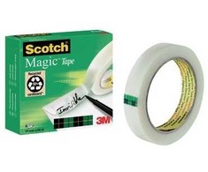 Scotch Magic Office lipni juosta, 19 mm / 66 m, matinė