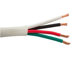 SCP 4 ledad 12/4 kabelis, H D Premium baltas 500 ft /