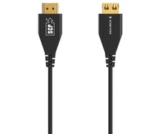 SCP 997AOC-LSZH-15M, 15 m, HDMI A tipo (standartinis), 3 x HDMI A tipo (standartinis), 24 Gbit/s, garso grąžinimo kanalas (ARC), juodas