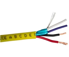SCP CTRL-2-LSZH, 152 m, Įvairiaspalvis, Geltonas, Mažai dūmų, nulinis halogenas (LSZH), PVC, 300 V, 16/22
