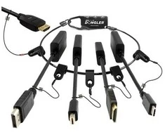 SCP „Dongler ProAV 4K Dongler“ – 1xDP1.4, 1xMDP1.4, 1xUSB-C, 1xHDMI prievado išsaugojimo įrenginys, 1xHDMI jungtis