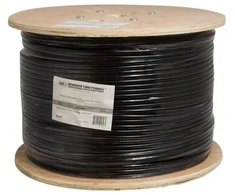 SCP DX24/4-LSZH-BK, 305 m, Juoda, Mažai dūmų išskiriantis be halogenų (LSZH), Polietilenas, 120 O, 300 V