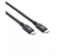 SCP USBC32-5M C tipo kištukas/kištukas, 20 Gbps USB 3.2 Gen 2 Superspeed+, pasyvus varis, maitinimas 5 A / 20 V / 100 W