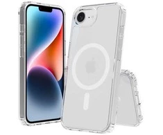 Dėklas SCREENOR BUMPER IPHONE 16E MAGSAFE TRANSPARENT