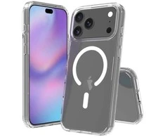 Dėklas SCREENOR BUMPER IPHONE 17 PRO MAX MAGSAFE LÄPINÄKYVÄ