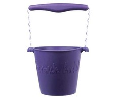 Silikoninis žaidimų kibirėlis Scrunch, violetinis