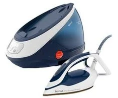 SEB Tefal Pro Express Protect GV9221, 2600 W, 140 g/min, 7,6 bar, 1,8 l, 550 g/min, Mėlyna, Balta