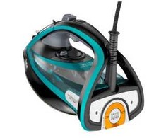 SEB TEFAL | Ultimate Pure FV9844E0 | Garų lygintuvas | 3200 W | Vanduo tank capacity 350 ml | Continuous steam 60 g/min | Steam boost performance 250 g/min | Mėlyna/Juodas