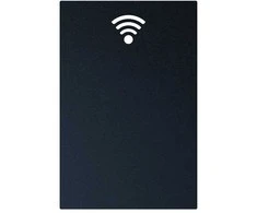 Plakatas Securit FB-WIFI, melaminas, derva, lipdukas, juoda