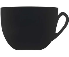 Plakatas Securit FB-CUP, Juoda