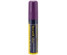 Kreidinis žymeklis Securit Originalus violetinis 7-15 mm blokinis antgalis
