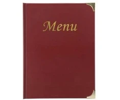 Securit ® A4 BASIC okładka menu w czerwonym