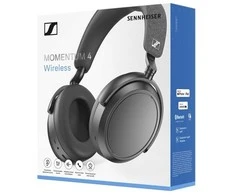 Sennheiser ant ausų dedamos ausinės MOMENTUM 4 Belaidės ANC Bluetooth 5.2, juodas