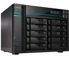 Serveris Asustor Lockerstor 10 AS6510T, NAS, bokštas, Intel Atom®, C3538, 8 GB, DDR4