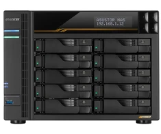 Serveris Asustor Lockerstor 10 Gen3 AS6810T 10 dėklų