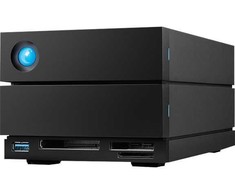 Kietasis diskas LaCie 2big Dock 48TB diskų masyvas, stacionarus kompiuteris, juodas