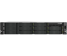 Serveris Macierz dyskowa Qnap NAS System 8+2-Bay NVME SSD SATA NAS redundantny maitinimo šaltinis (TS-h1073BXeU-RP-8G)