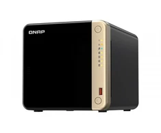 Serveris Qnap Systems QNAP TS-464-8G 16TB WD Raudona Pro HDD NAS-Bundle NAS inkl. 4x 4TB WD Raudona Pro HDD 3.5 col. SATA
