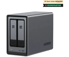 Serveris UGREEN NASync DXP2800 NAS sistema 2 skyrių