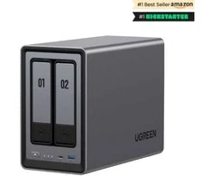 Serveris UGREEN NASync DXP2800 NAS sistema 2 skyrių