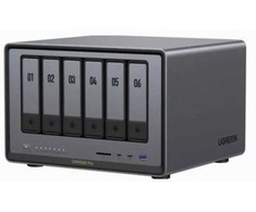 Serveris UGREEN NASync DXP6800 Pro NAS sistema 6 skyrių