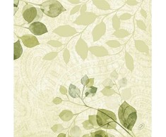 Bio Duni minkštos „Airlaid“ servetėlės 40x40 cm „Paisley Leaves“, 60 vnt./pak.