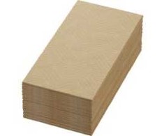 Servetėlės Bio Duni minkštos austos natūralios W40xL40 cm rudos, 6 pak. x 60 vnt./dėžėje