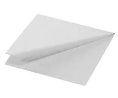 Servetėlė Duni 24x24cm 3 sluoksnių 1/4 sulankstyta su gulbės ženklu balta (8 pak. x 250 vnt./kartonas)