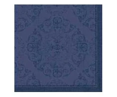 Duni Airlaid Dunilin napkins 40x40 cm Opulent dark mėlynas, 12 pack x 45 pcs/carton