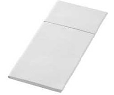 Servetėlės Duniletto Slim Bio Dunisoft I40xP33cm baltos stalo įrankiams, 65 vnt./pak.