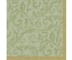 Servetėlė Dunilin 40 x 40 cm Airlaid Rich Damast pistacijų spalvos, 45 vnt./pak