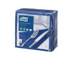 Tork napkins 39x39 cm, 3-ply mėlynas, 100 pcs/pack