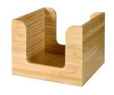 Servječių dozatorius Duni 13x13 cm bambukas, 4 vnt./kartoninėje dėžėje