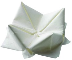 Servetėlės Duni, 3 sluoksnių, baltos, 33 cm, 1000 vnt./dėžutėje - (1000 vnt.)